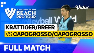 Full Match | Krattiger/Breer (CHE) vs Capogrosso N/Capogrosso T (ARG) | Beach Pro Tour - Challenge Itapema, Brazil 2023
