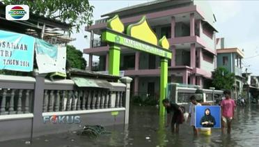 Meski Mulai Surut, Banjir Rob Masih Rendam Permukiman Warga di Muara Angke - Fokus