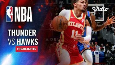 Oklahoma City Thunder vs Atlanta Hawks - Highlights | NBA Regular Season 2023/24
