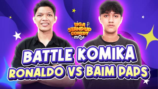Ronaldo (Depok) vs Baim Paps (Jaktim) | Liga Stand Up Comedy Moji Episode 9