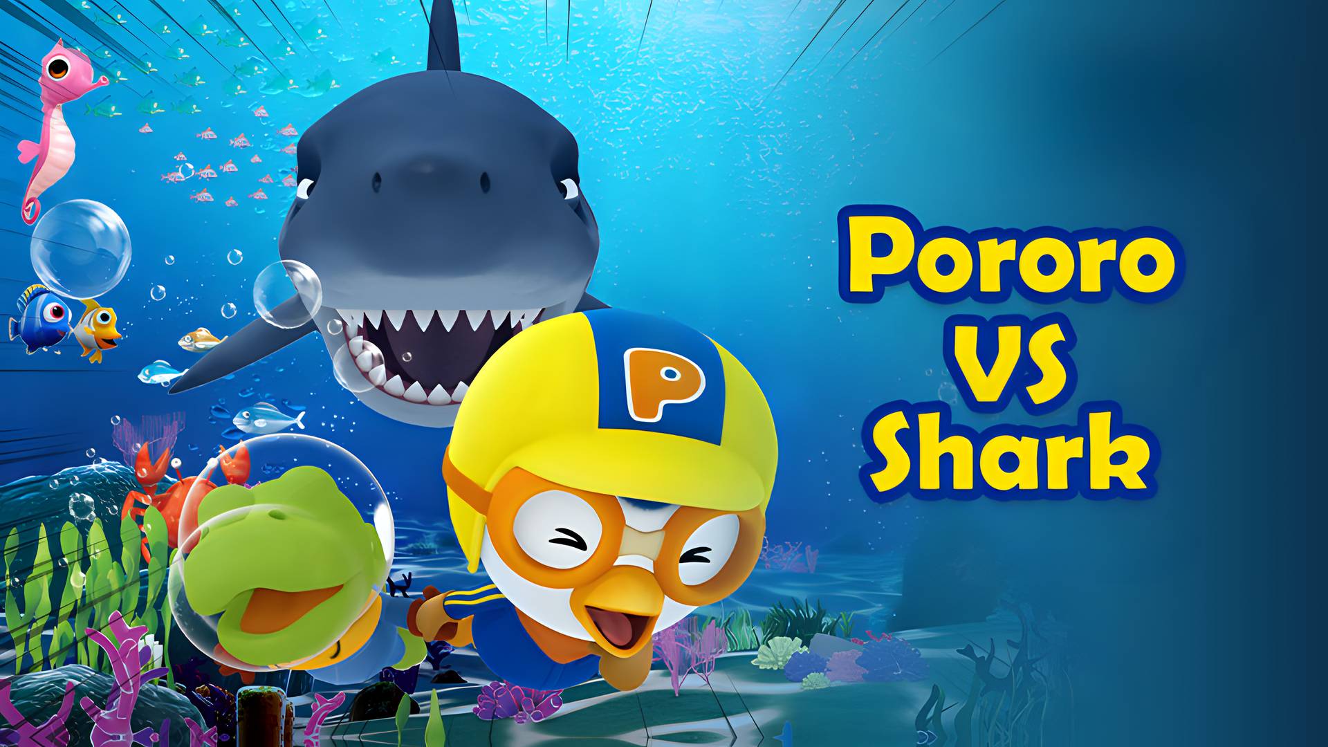 Pororo VS Shark