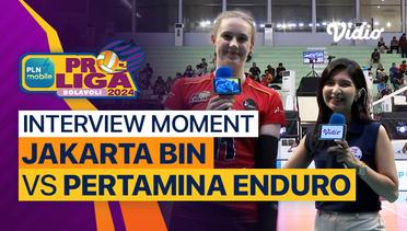 Wawancara Pasca Pertandingan| Final Four Putri: Jakarta BIN vs Jakarta Pertamina Enduro | PLN Mobile Proliga 2024