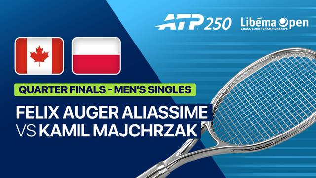 Felix Auger Aliassime vs Kamil Majchrzak - Full Match | ATP 250: Libema Open 2026