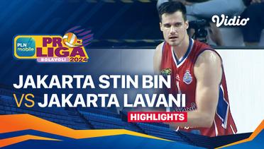 Putra: Jakarta STIN BIN vs Jakarta Lavani Allobank Electric - Highlights | PLN Mobile Proliga 2024