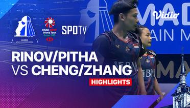 Mixed Doubles: Rinov Rivaldy/Pitha Haningtyas Mentari (INA) vs Cheng Xing/ Zhang Chi (CHN) - Highlights | Madrid Spain Masters 2024