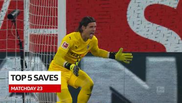 5 Saves Terbaik Bundesliga Pekan 23, Cek Torehan dari Kiper Borussia Monchengladbach, Yann Sommer