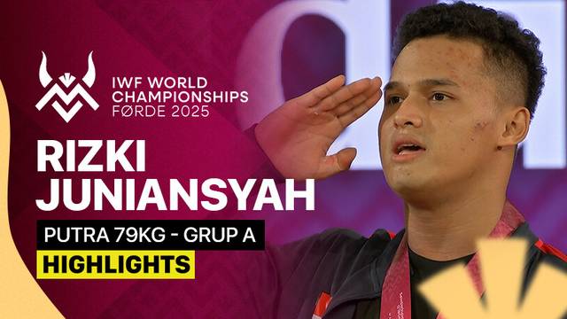 Putra 79 Kg - Grup A - Rizki Juniansyah - Highlight | IWF World Championships 2025