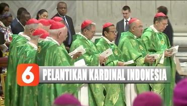 Pelantikan Kardinal Ignatius Suharyo di Vatikan Berjalan Khidmat - Liputan 6 Pagi