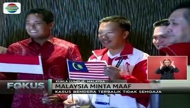 Insiden Bendera Terbalik, Pemerintah Malaysia Minta Maaf ke Rakyat Indonesia - Fokus Sore