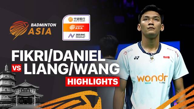 Muhammad Shohibul Fikri/Daniel Marthin (INA) vs Liang Wei Keng/Wang Chang (CHN) - Highlights | Badminton Asia Championships 2025 - Men's Doubles