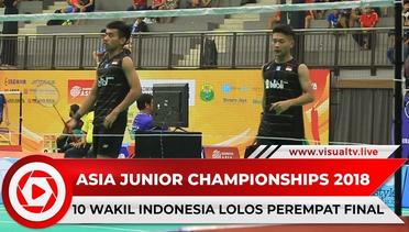 Ghifari/Pramudya dan Sembilan Wakil Indonesia Lolos ke Perempat Final Asia Junior Championships 2018