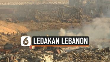 Ledakan di Lebanon Tinggalkan Kawah Berdiameter Besar
