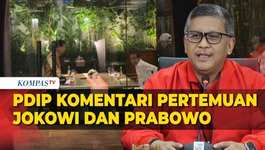 PDIP Buka Suara soal Jokowi Makan Malam Bareng Prabowo