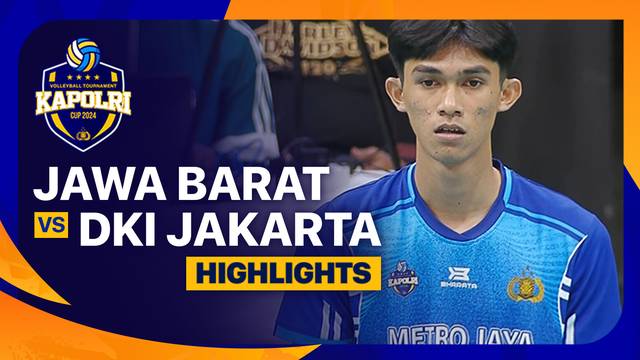 Putra: Jawa Barat vs DKI Jakarta - Semifinal - Highlights | Kapolri Cup 2024