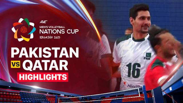 Semifinal: Pakistan vs Qatar - Highlights | AVC Men's Volleyball Nations Cup 2025