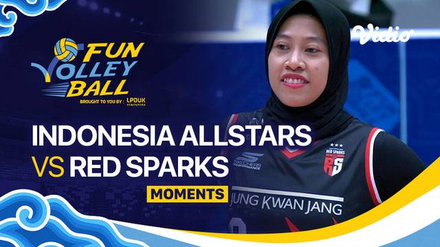 Aksi Megawati Bersama Red Sparks dan Indonesia All Star | Fun Volleyball