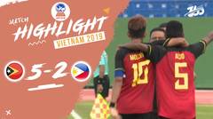Full Highlight - Timor Leste 5 VS 2 Philippines | Piala AFF U-18 2019
