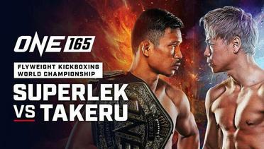 ONE 165: Superlek vs Takeru
