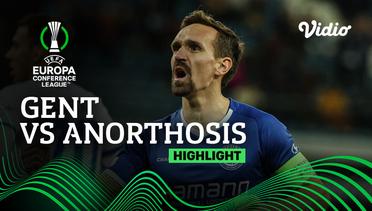Highlight - Gent vs Anorthosis | UEFA Europa Conference League 2021/2022