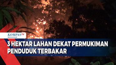 3 Hektar Lahan Dekat Permukiman Penduduk Terbakar
