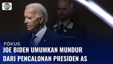 Joe Biden Mundur dari Pilpres AS, Dukung Kamala Harris Jadi Capres dari Partai Demokrat | Fokus