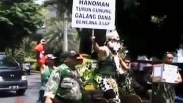 'Hanoman' Turun ke Jalan Galang Dana Korban Kabut Asap