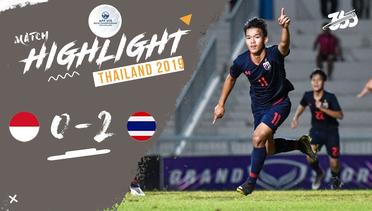 Full Highlight Semi Final - Indonesia  0 vs 2 Thailand | Piala AFF U-15 2019