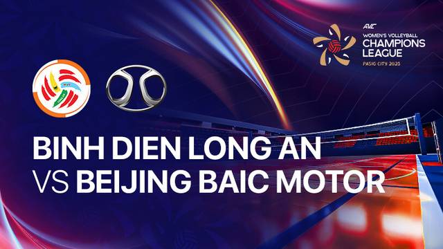 VTV Binh Dien Long An vs Beijing BAIC Motor - Full Match | AVC Women's Volleyball Champions League