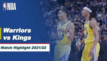 Match Highlight | Golden State Warriors vs Sacramento Kings | NBA Regular Season 2021/22
