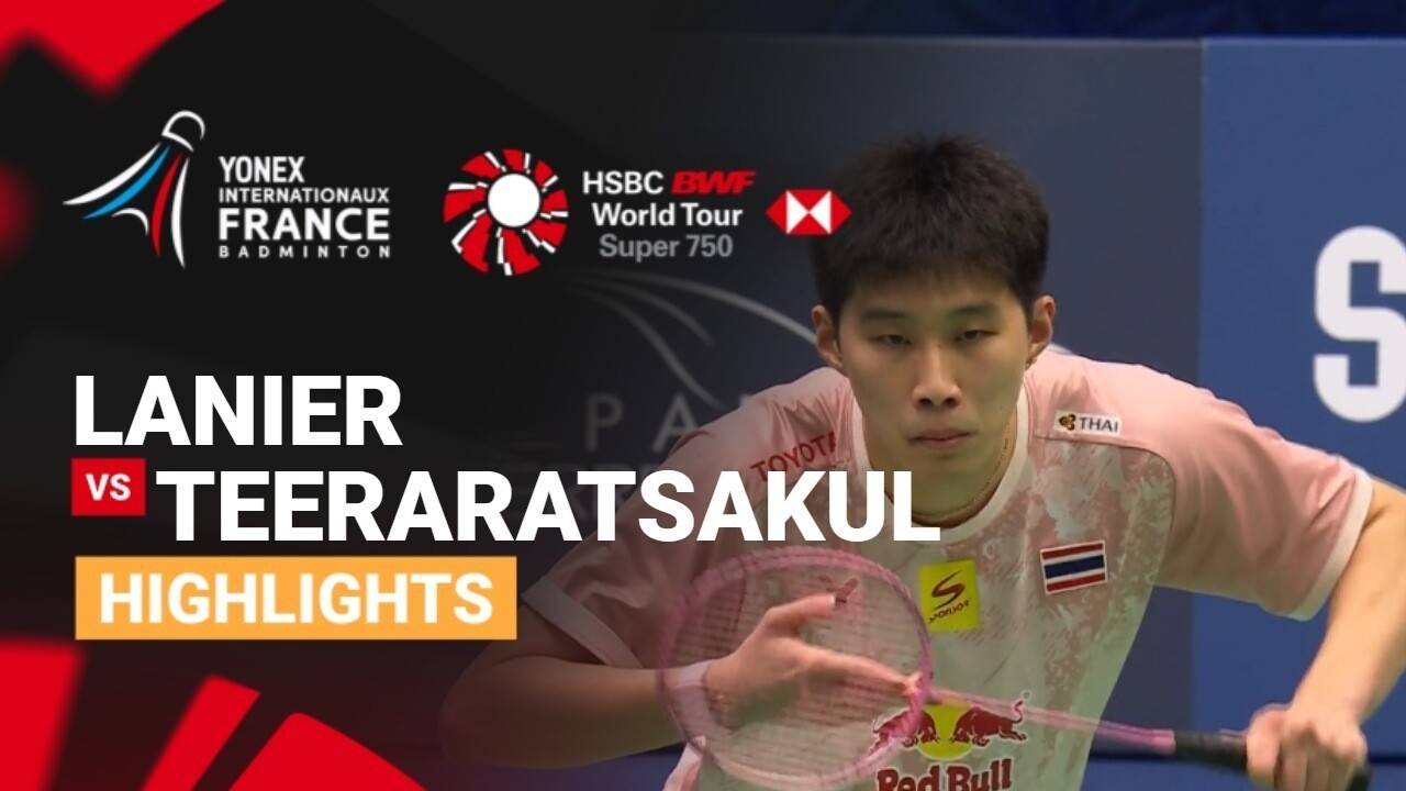 Alex Lanier (FRA) vs Panitchaphon Teeraratsakul (THA) - Men's Singles Round of 16 | YONEX French Open 2026