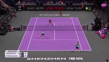 Match Highlights | Su Wei Hsieh / Barbora Strycova 2 vs 1 Samantha Stosur / Shuai Zhang | WTA Finals Shenzen 2019