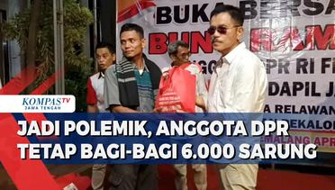 Jadi Polemik, Anggota DPR Tetap Bagi-bagi 6.000 Sarung