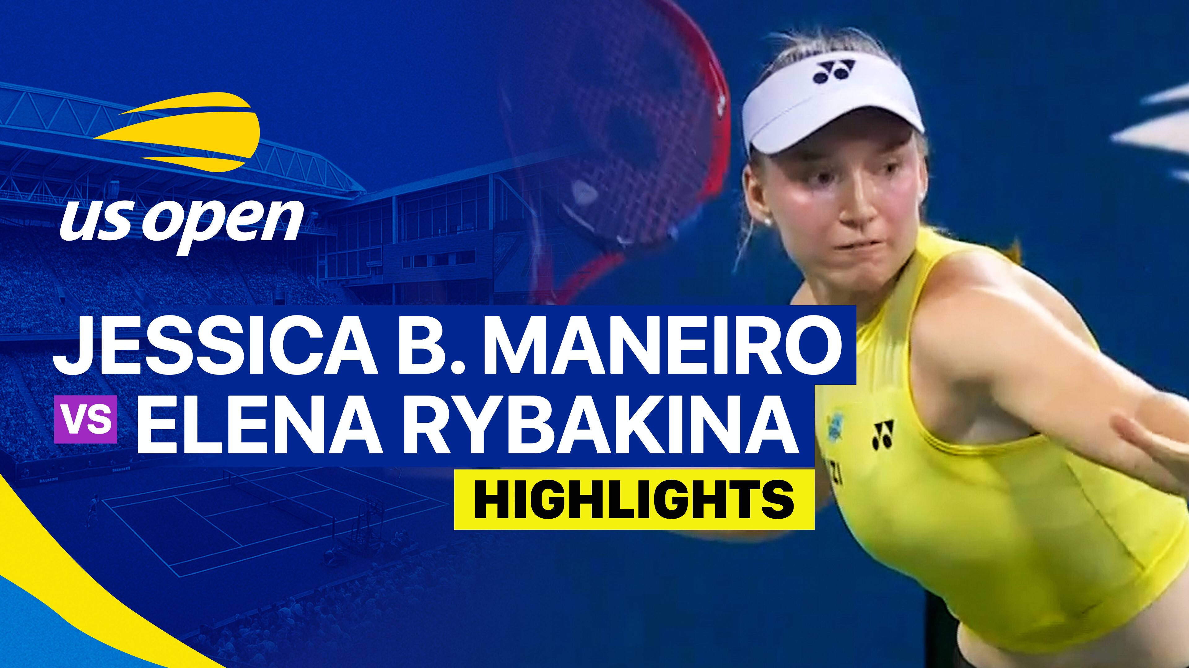 Jessica Bouzas Maneiro vs Elena Rybakina - Women's Singles Round 2 | US Open Tennis Championships 2026