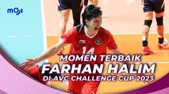 Momen Terbaik Farhan Halim | AVC Challenge Cup for Men 2023 - Moji