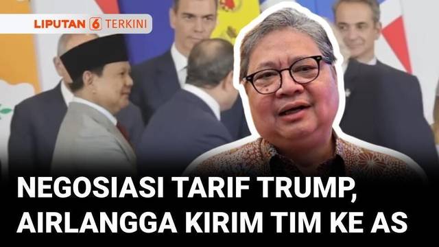 Lanjutkan Negosiasi Tarif Resiprokal Trump, Airlangga Kirim Tim ke AS Pekan Depan | Liputan 6
