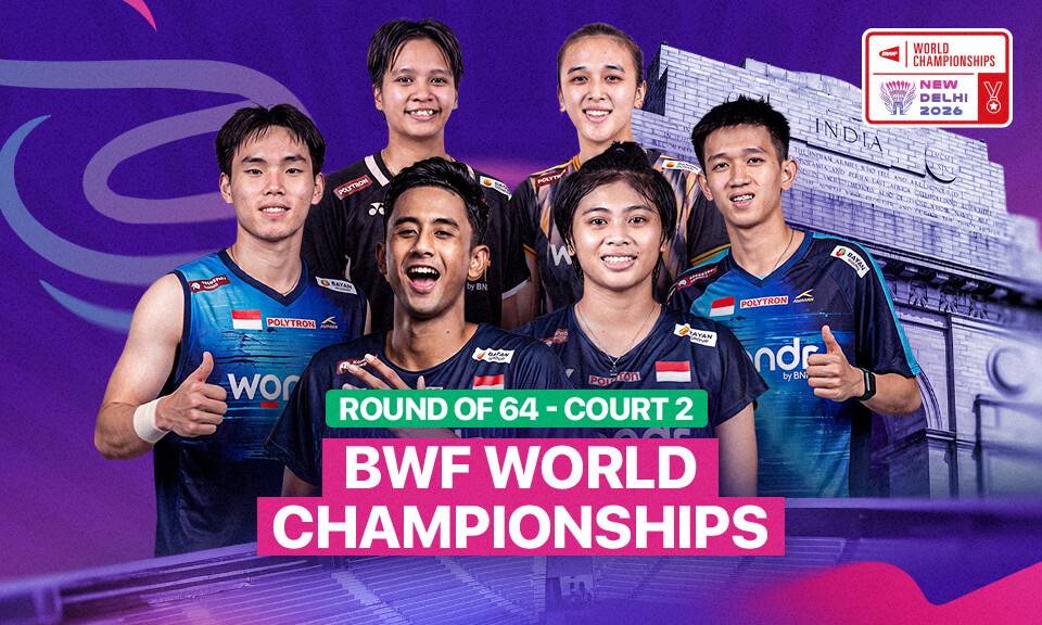 BWF World Championships 2026: R64 - Court 2