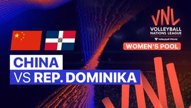 Full Match | China vs Republik Dominika | Women’s Volleyball Nations League 2023