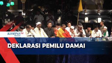 Melihat Momen Deklarasi Pemilu Damai di Medan