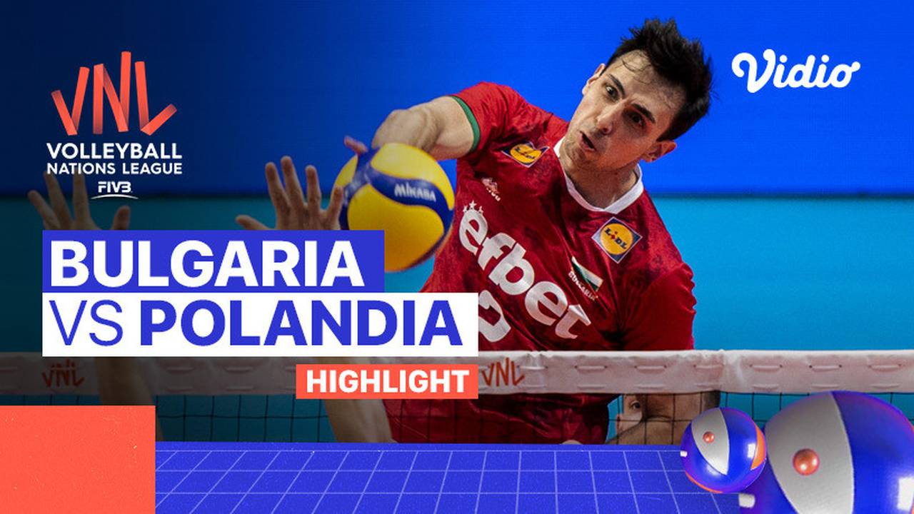 Match Highlights | Bulgaria vs Polandia | Men's Volleyball Nations