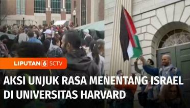 Unjuk Rasa Pro Palestina di Universitas Harvard, Serangan Israel Berlanjut | Liputan 6