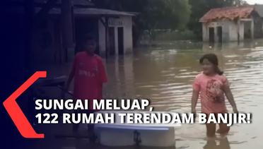 122 Rumah di Desa Karang Ligar Karawang Terendam Banjir Akibat Sungai Citarum & Cibeet Meluap