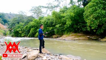 Mancing di sungai Way Besai Lampung Utara