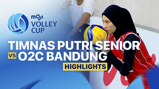 Timnas Putri Senior vs O2C Bandung - Highlight | Moji Volley Cup 2025
