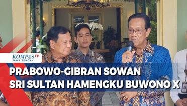 Prabowo-Gibran Sowan  Sri Sultan Hamengku Buwono X