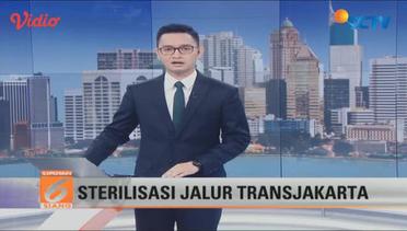 Sterilisasi Jalur Transjakarta - Liputan 6 Siang