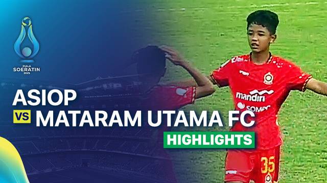Semifinal: ASIOP vs Mataram Utama FC - Highlight | Piala Soeratin 2025
