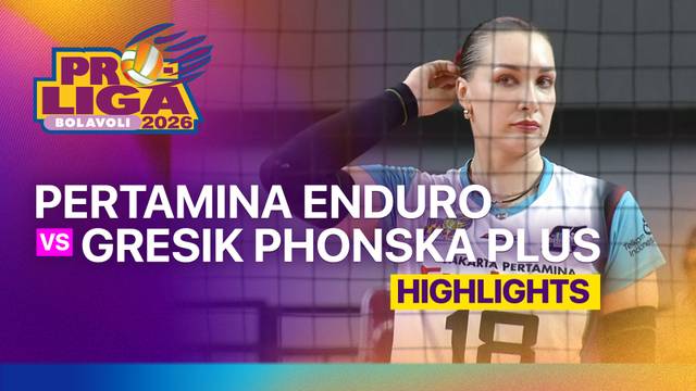 Gold Final Putri: Jakarta Pertamina Enduro vs Gresik Phonska Plus Pupuk Indonesia - Game 1 - Highlight | Proliga 2026