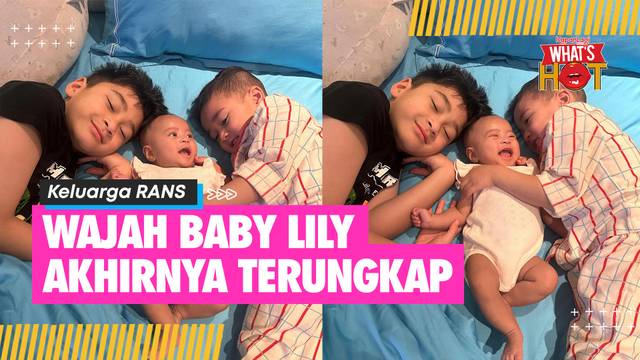 Raffi Ahmad - Nagita Slavina Akhirnya Spill Wajah Baby Lily, Dipeluk Rafathar Dan Cipung