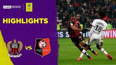 Match Highlight | OGC Nice 1 vs 1 Stade Rennais FC | France Ligue 1 2020
