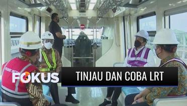 Pembangunan LRT Hampir Jadi, Begini Penilaian Presiden Joko Widodo | Fokus